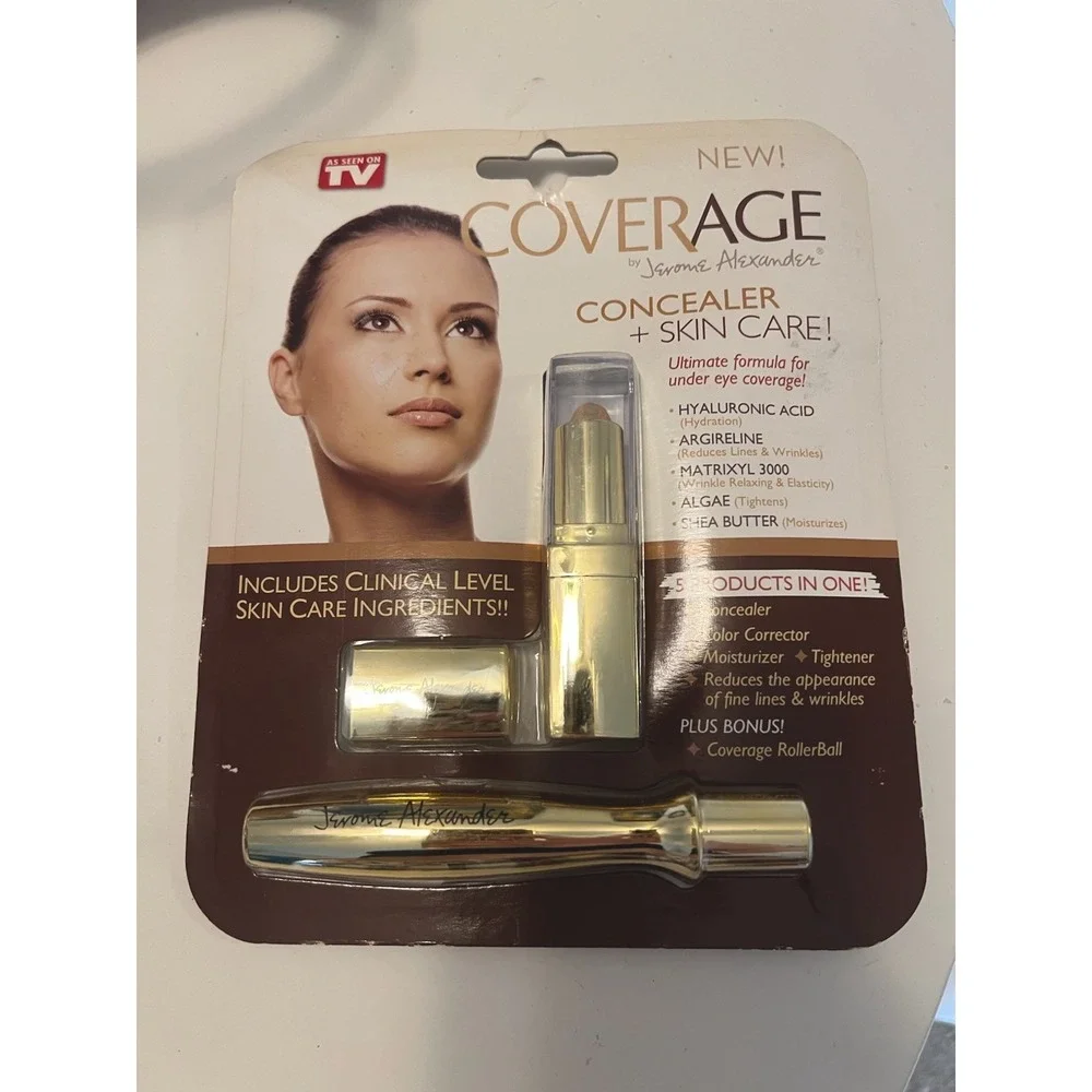 Jerome Alexander‎ Concealer + Skin Care Ultimate Formula Eye Coverage NEW